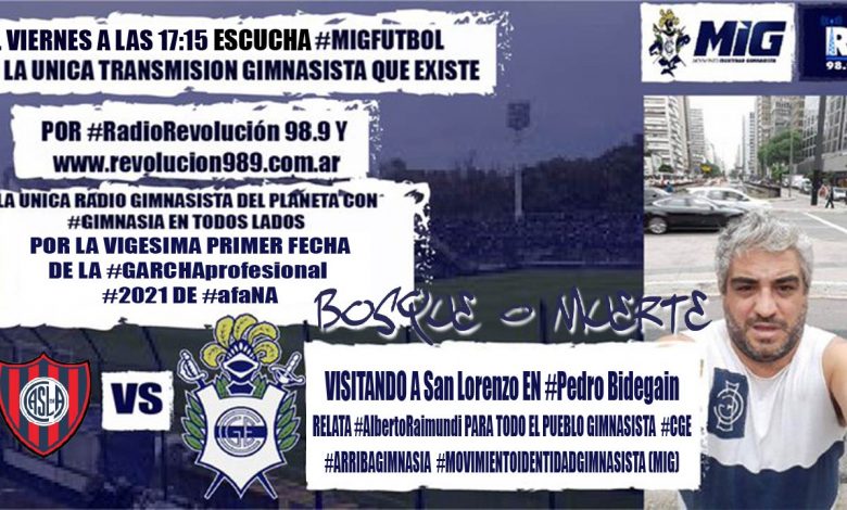 Photo of San Lorenzo 0 GIMNASIA 1 – RELATO ALBERTO RAIMUNDI 21° #GARCHAprofesional #2021 (19/11/2021)