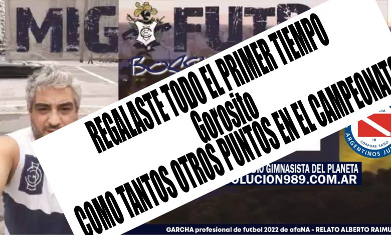 Photo of GIMNASIA 0  Argentinos Juniors 0 #26 #GARCHAprofesional #2022 #afaNA – RELATO ALBERTO RAIMUNDI